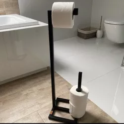 Stojak na Papier Toaletowy Loft – Ręcznie Wykonany z Metalu