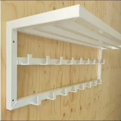 Wieszak kuty do przedpokoju z półką loft