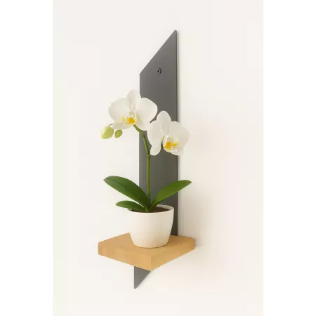 Kwietnik Ścienny Metalowy model Rhombus