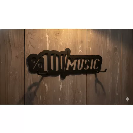 Wieszak gitarowy na 2 gitary 100% Music