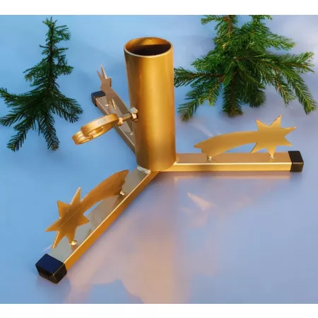 Stojak choinkowy z motywem gwiazdy betlejemskiej – metalowy, ręcznie wykonany