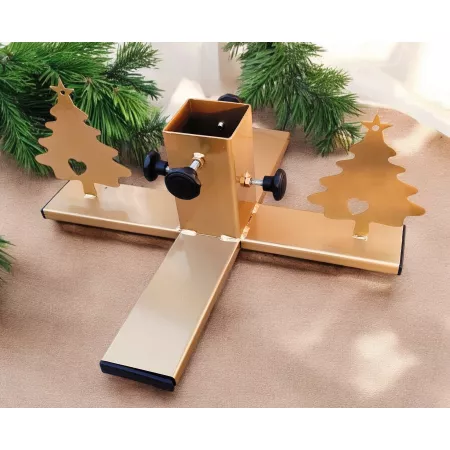 Stojak Choinkowy z Motywem Choinki – Metalowy, Ręcznie Wykonany