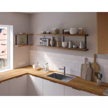 Podwójny wspornik LOFT – moc, styl i industrialny charakter