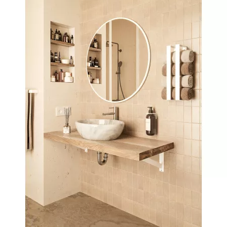 stalowy wspornik półki umywalki LOFT Rzemieslnik-Metalu