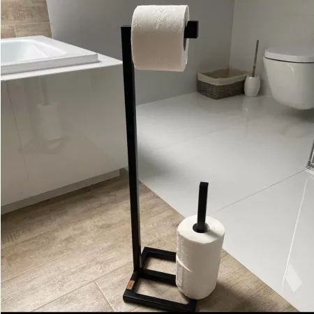 Stojak na Papier Toaletowy Loft – Ręcznie Wykonany z Metalu