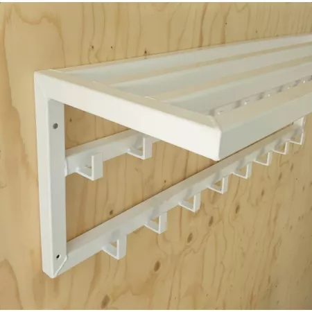 Wieszak kuty do przedpokoju z półką loft